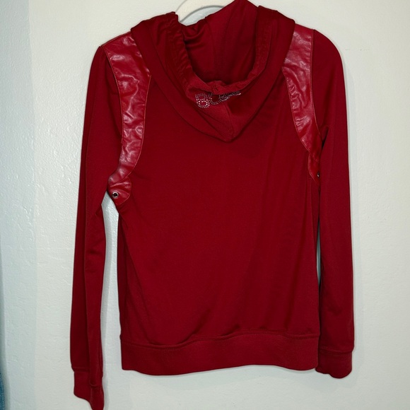 BCBG | Red Zip up Jacket - Picture 2 of 4